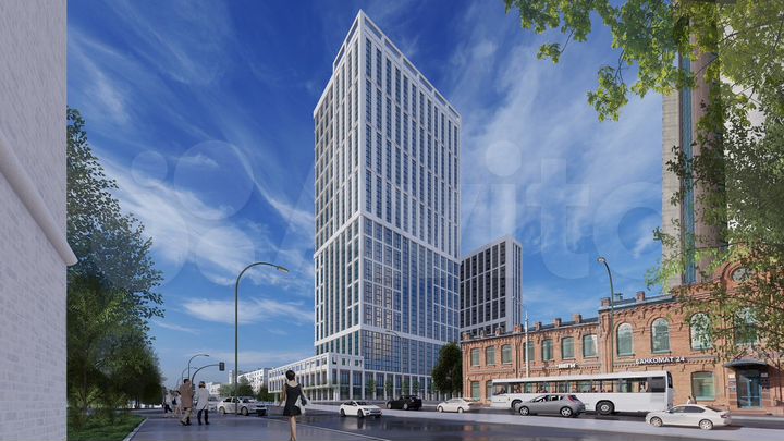 Апартаменты-студия, 34,4 м², 20/33 эт.