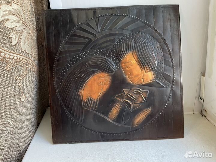 Чеканное панно 