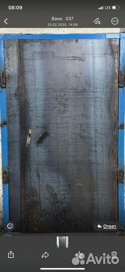 Дверь противопожарная бу