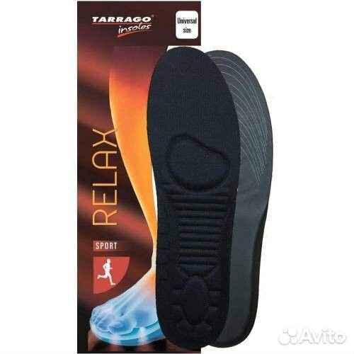 20722Стельки Tarrago Relax, спортивные безразмерны
