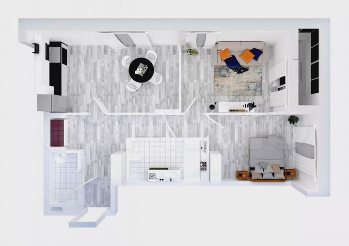 3-к. квартира, 68,6 м², 3/25 эт.