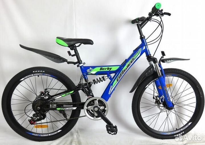 Велосипед горный двухподвес 24