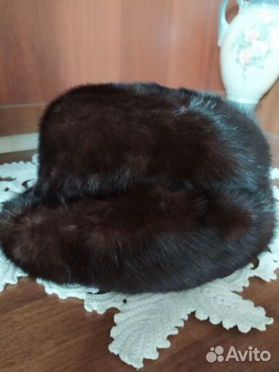 Шапка норковая женская