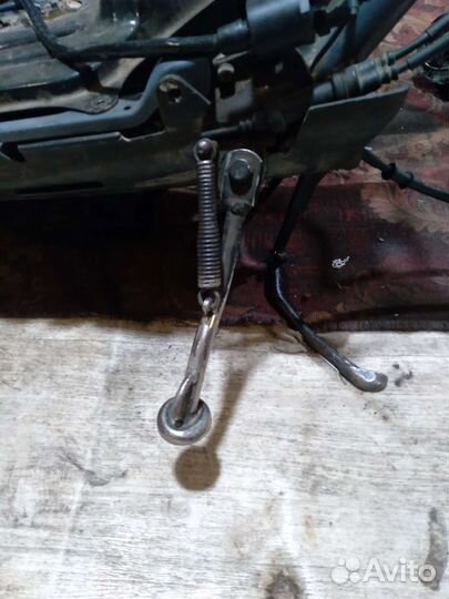 Подножка боковая honda dio af 27 34