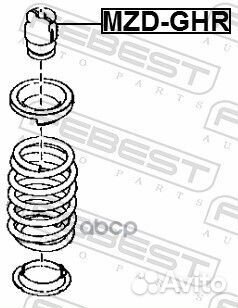 Отбойник амортизатора зад прав/лев mzdghr F