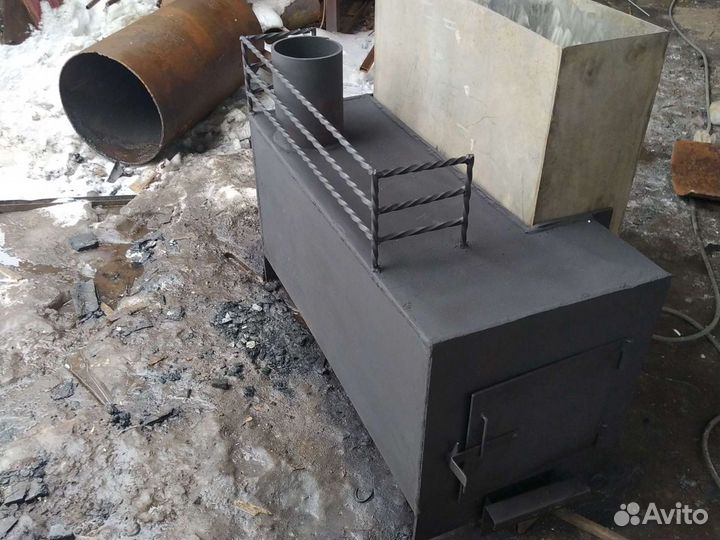 Печь на три помещения