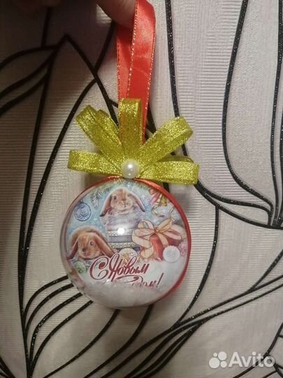 Новогодний шар с фото