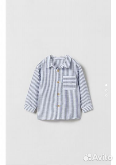 Рубашка zara 98 104 110