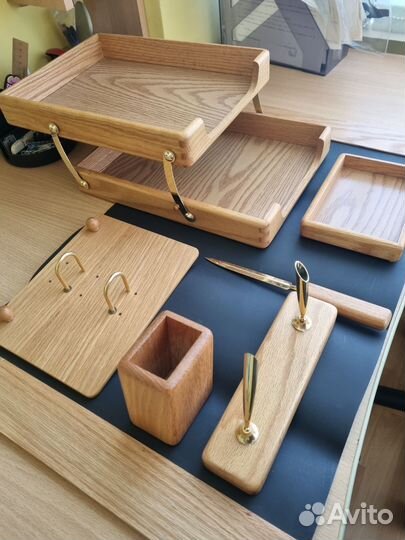 Подарочный набор дерево руководителя канцелярия