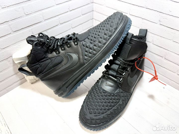 Nike force 1 lunar duckboot зимние на меху