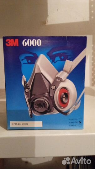 Маска панорамная маг,полумаска3м 6000,фильтры,очки