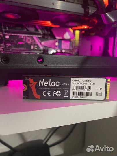Ssd m2 nvme 1tb l Netac nv3000 m.2 NVMe