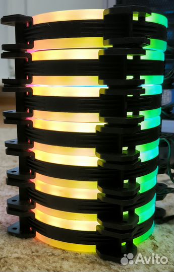 Вентиляторы Aigo 120, 7 шт. RGB