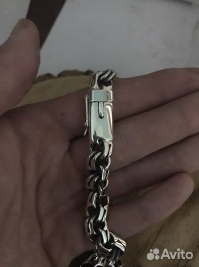 Серебряная цепочка Бисмарк