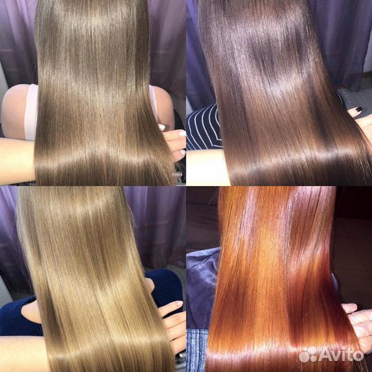 Кератиновое выпрямление волос и восстановление вол