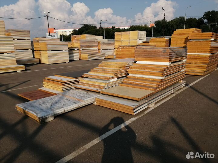 Сэндвич панели ппу PIR бу Неликвид 2ой сорт