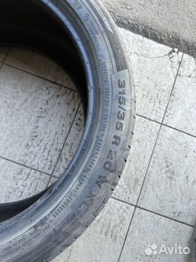 Continental ContiSportContact 5 275/40 R20 и 315/35 R20 110W