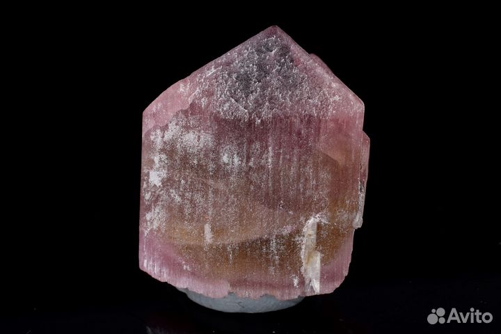 Двухголовый кристалл. Полихромный турмалин.Лот№930