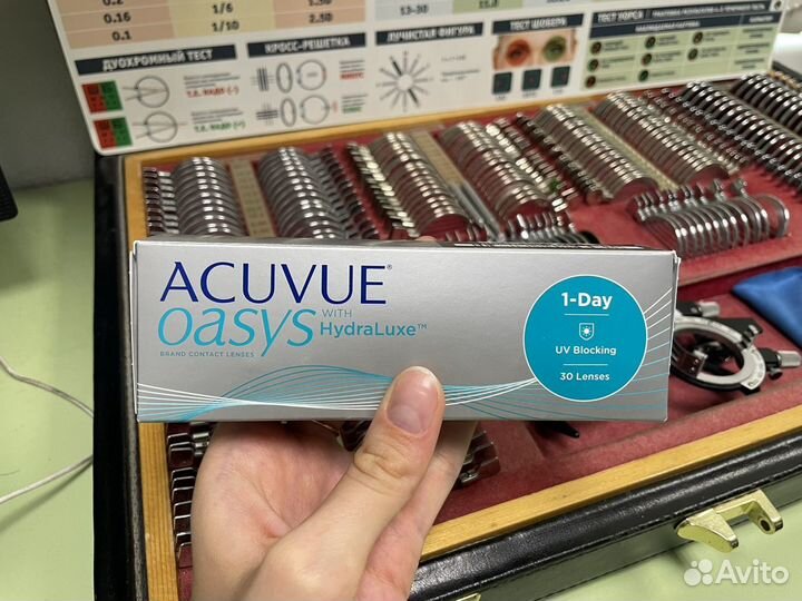 Контактные линзы 1 day Acuvue oasys -1.0D