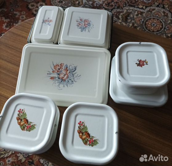 Эмалированная посуда СССР б/у