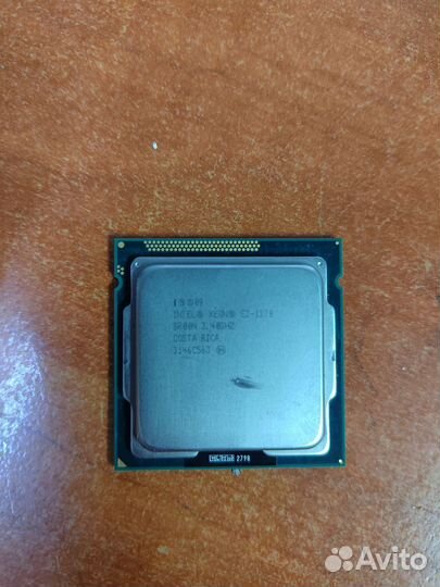 Intel Xeon E3-1270 LGA1155, 4 x 3400 мгц (i7 2600)
