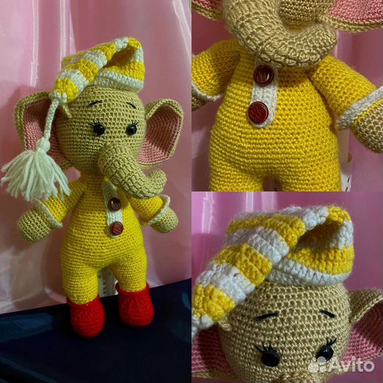 Вязанный слоник