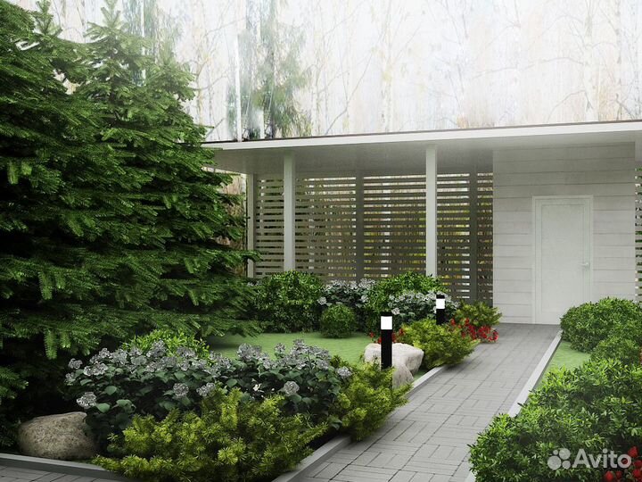 Ландшафтный дизайн/план участка