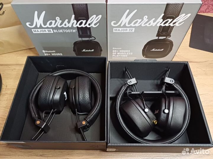 Наушники Marshall Major 3/4 Черные + Кейс