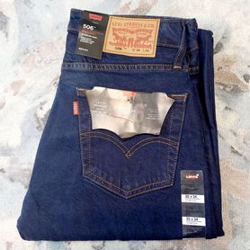 Джинсы Levis 506 индиго W 30 32 33 34 36 38