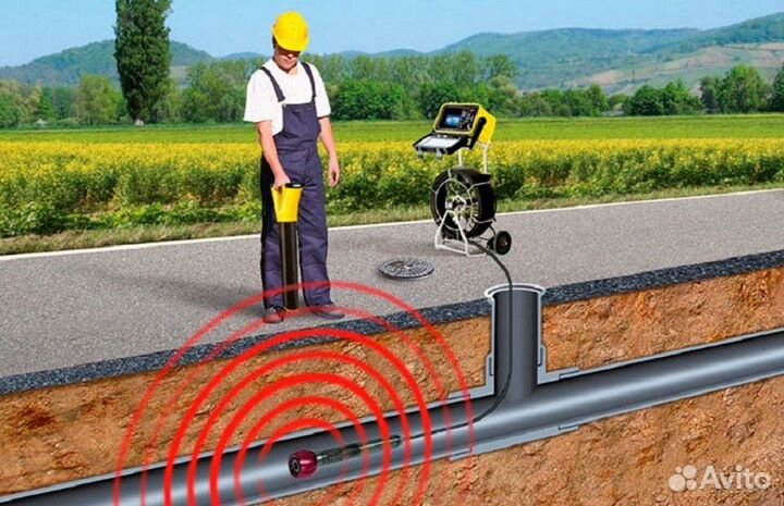 Прозвонка кабеля и труб, поиск подземных коммуника