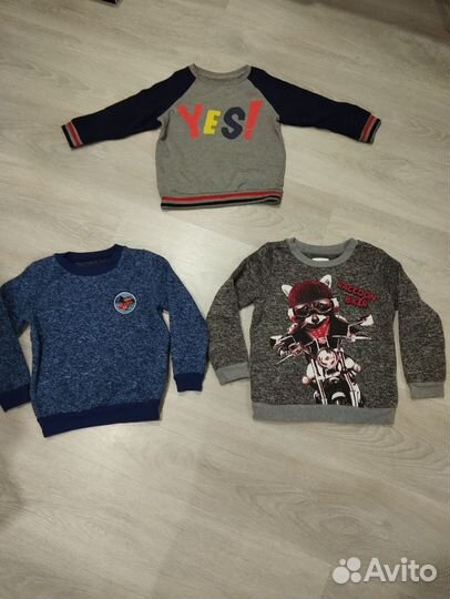 Вещи на мальчика 31 предмет (пакетом) р. 98-104