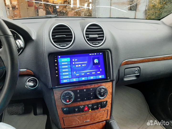 Android магнитола Mercedes ML / GL 164, есть Teyes