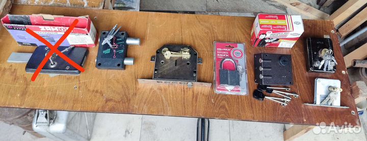 Замки навесные, врезные, разные