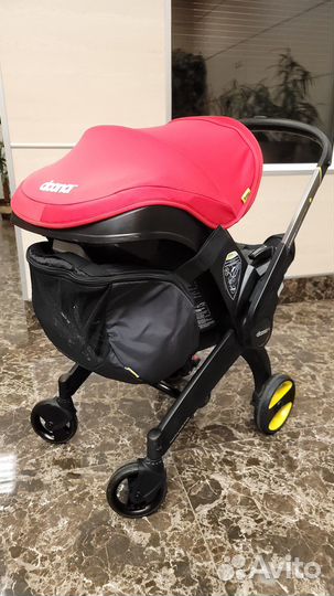 Автокресло-коляска 0-13 кг Doona plus Flame red