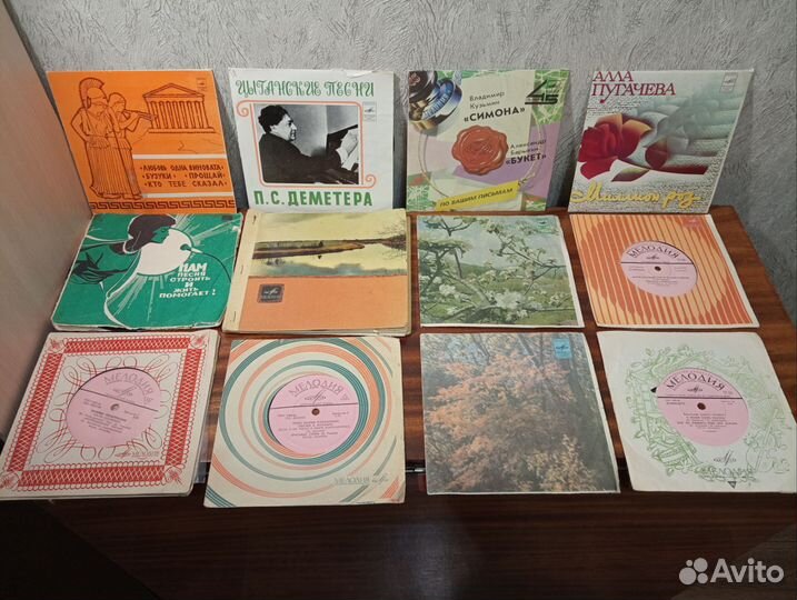 Виниловые пластинки-миньоны СССР