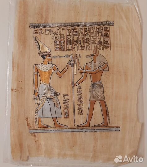 Картина на папирусе Египет