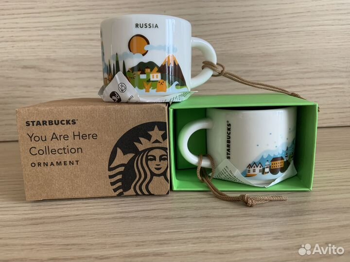 Кружка Starbucks Россия 59 мл в упаковке
