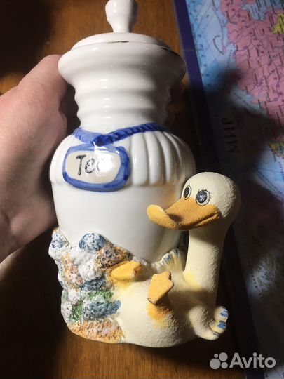 Баночка/вазочка керамическая