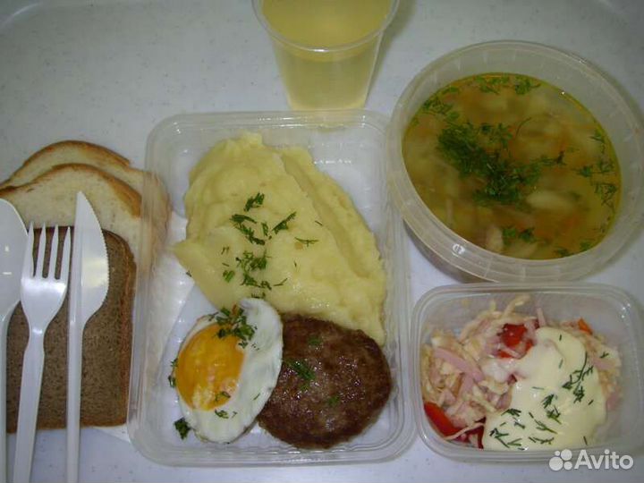 Готовые обеды, салаты