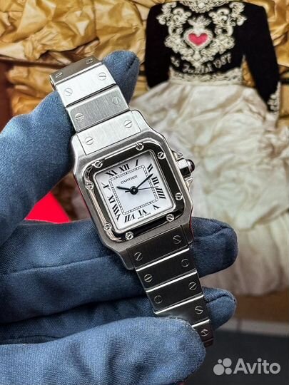 Cartier Santos Galbee Lady Quartz