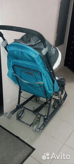Детские санки коляска бу