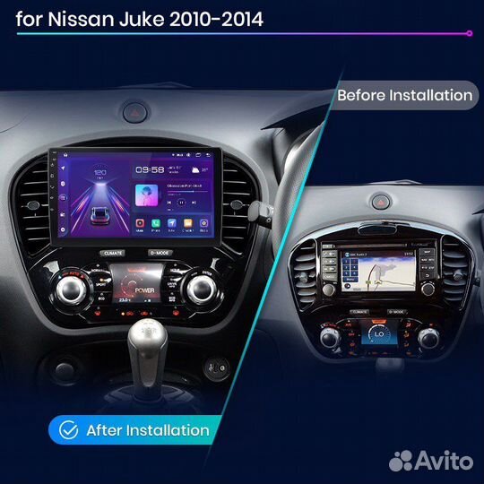 Магнитола на Nissan Juke