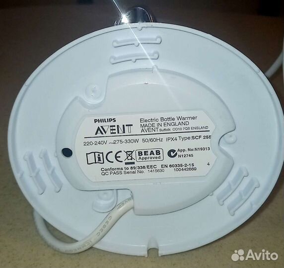 Подогреватель для бутылочек avent