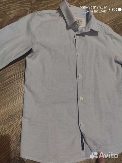 Рубашка zara для мальчика 122