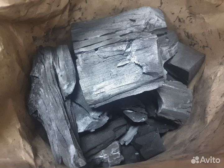 Древесный березовый уголь