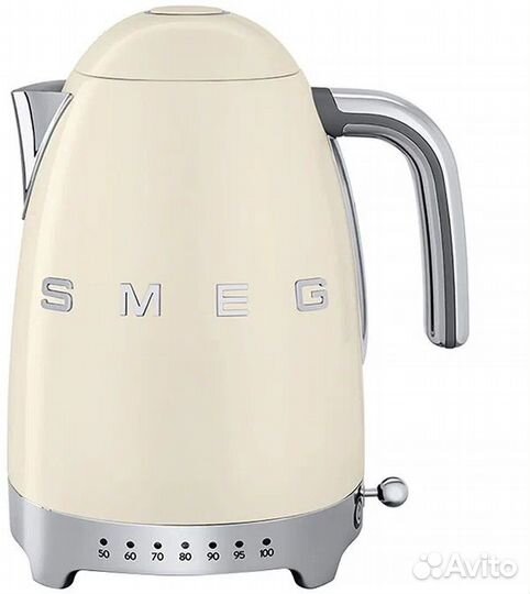Чайник Smeg KLF04 с рег. температуры бежевый