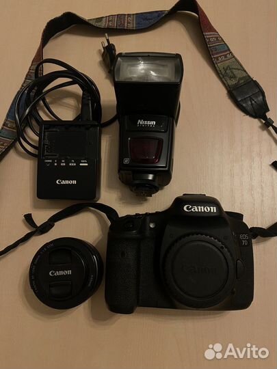 Фотоаппарат canon 7d, объектив canon 50mm f 1.8