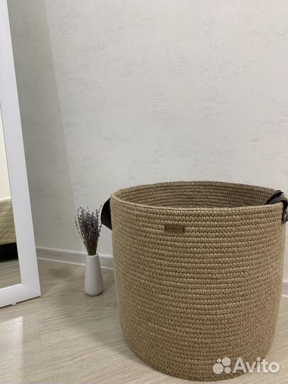 Корзина из джута D40