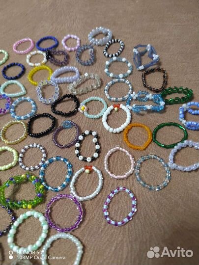 Кольцо из бисера