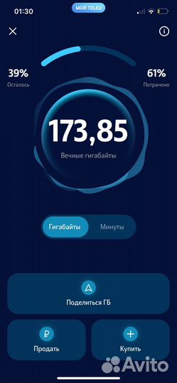 Гигабайты теле2